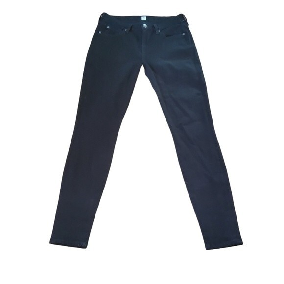 Agave Denim Hand Crafted Skinny Denim Jeans Size 27 Black - Picture 1 of 13